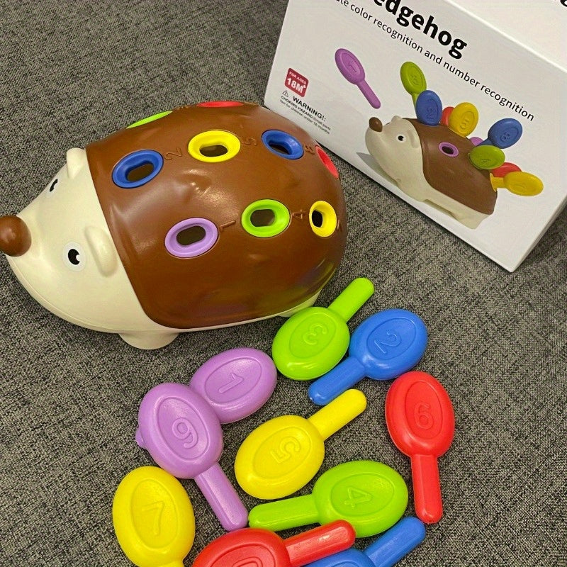 Kids Hedgehog Number Puzzle Toy Educational Learning Gift