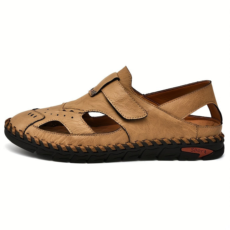 Men's Casual Sandals No Slip Wear resistant Superfine Fiber Solid Shoes
