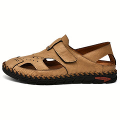 Men's Casual Sandals No Slip Wear resistant Superfine Fiber Solid Shoes