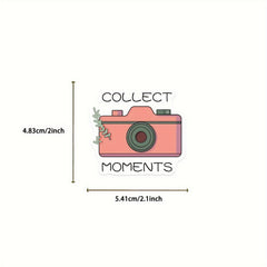 50pcs Camera Photography Waterproof Stickers for Decorating - Christmas Theme
