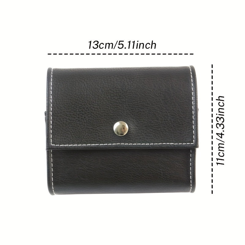 7 Day Pill Organizer with 4 Daily Reminders Portable Faux Leather Medicine Box