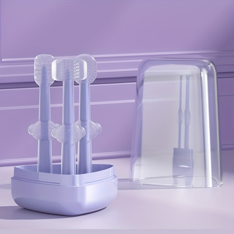 3pcs Baby Care Kit for Oral Cleaning 0-2 Years Olds