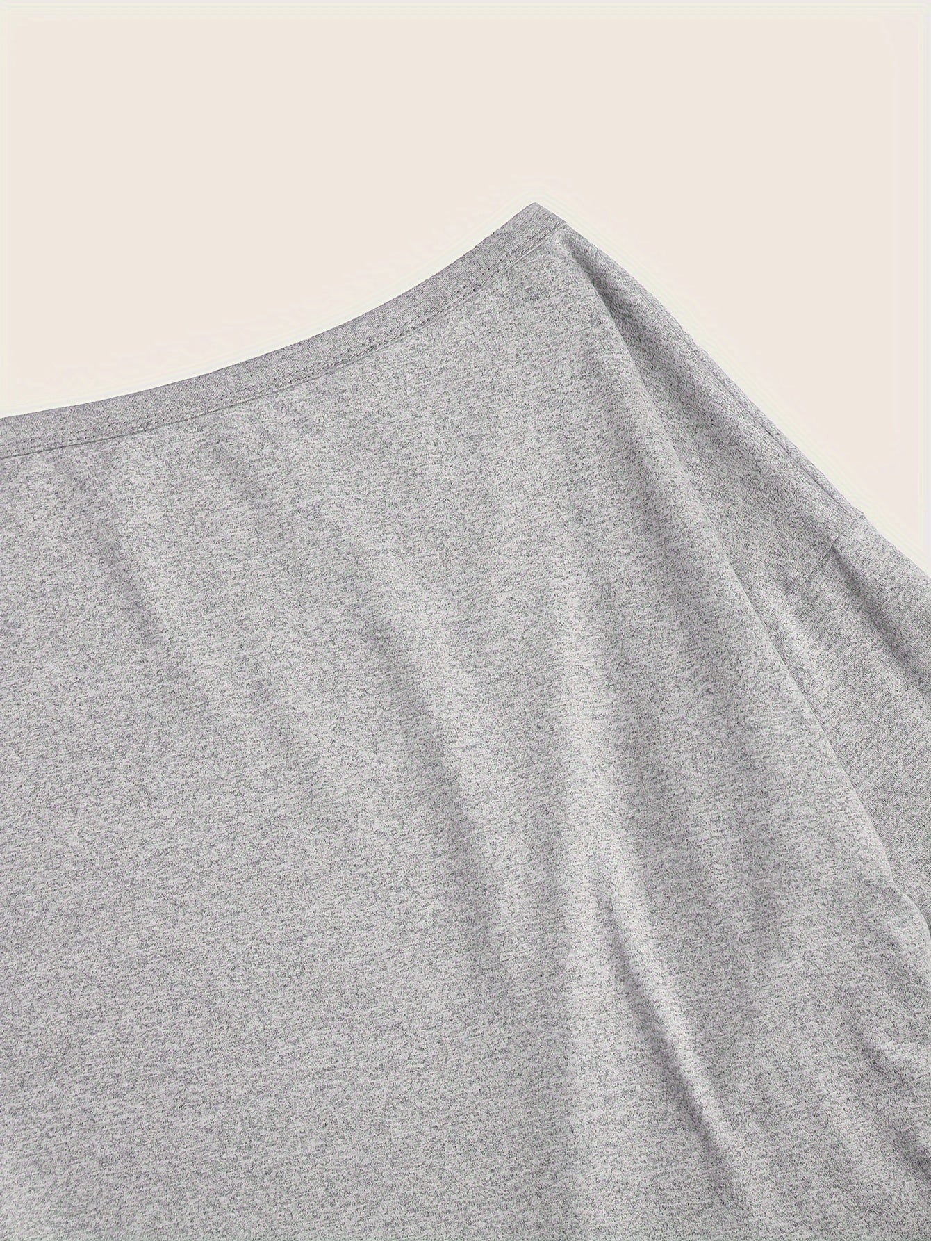  Solid Drop Shoulder Long Sleeve Top & Jogger Pants Outfits