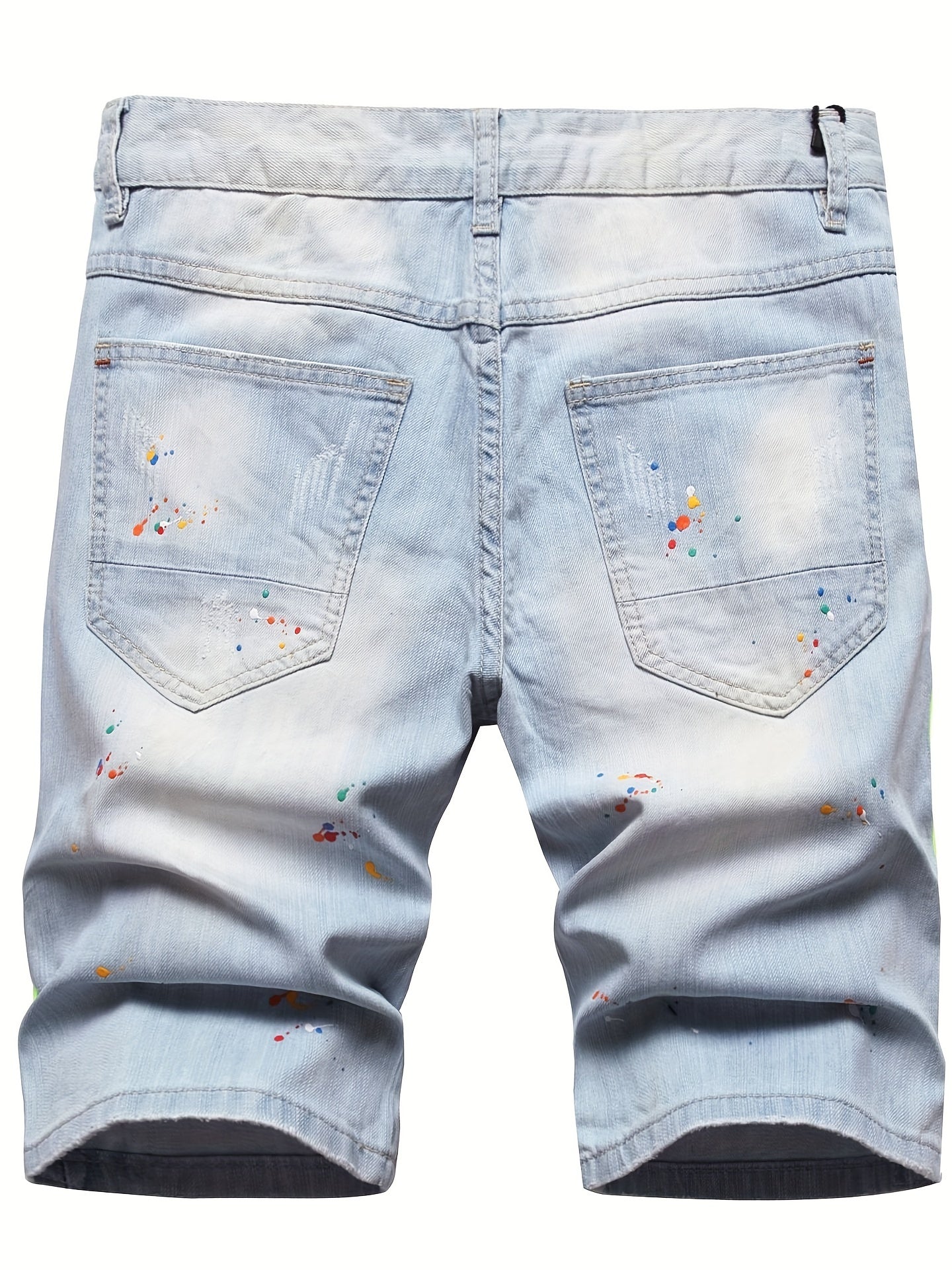 Men's Reflect Woven Tape Denim Shorts