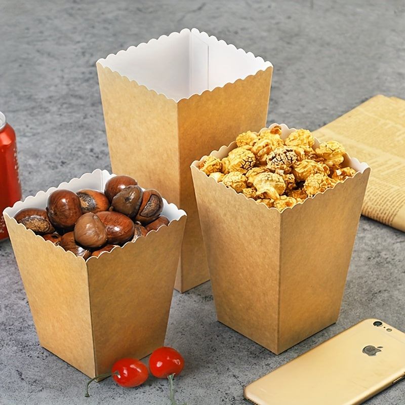 10pcs Popcorn & Chicken Rice Flower Packaging Box