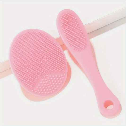 2pcs Mini Finger Nose Cleansing Silicone Brush