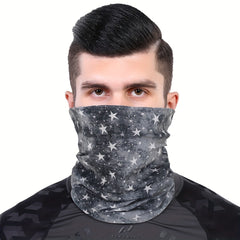 UV Protection Scarf with Ear Loops for Sports