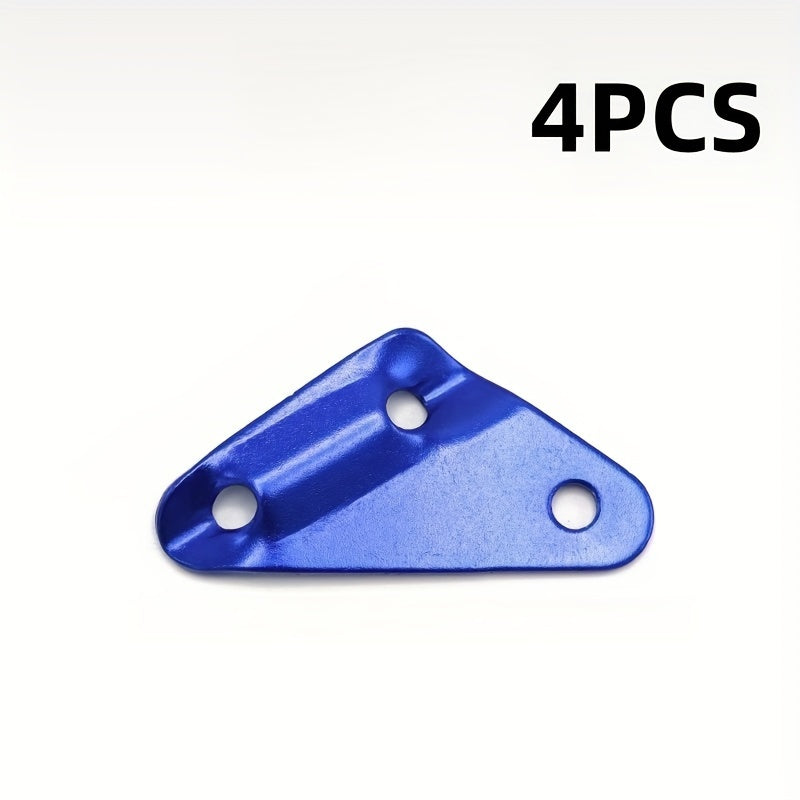 4pcs Aluminium Triangle Buckles Tent Canopy Windproof Rope Buckle