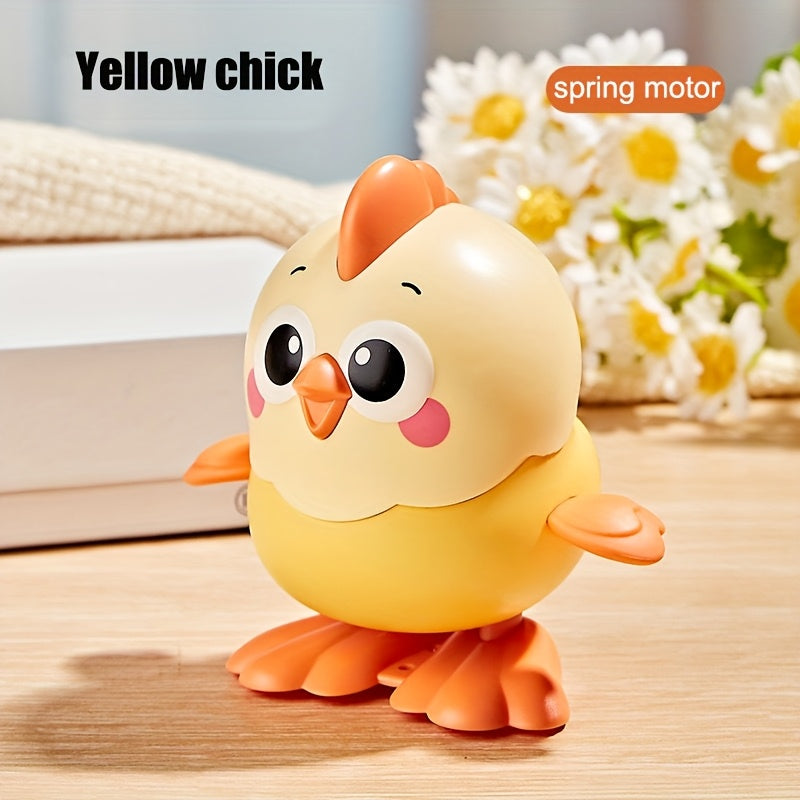 Clockwork Chicken Jumping Toy Manual Winding Jumping Doll