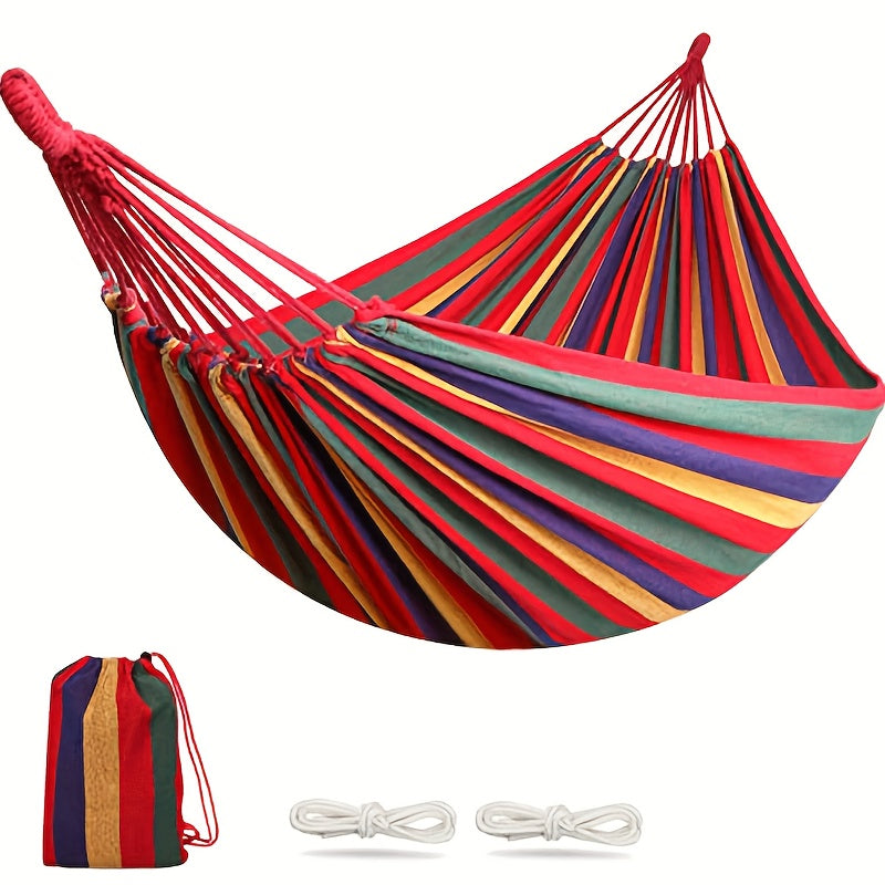 Thickened Canvas Hammock Outdoor Camping Swing Single Hammock