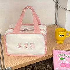 Little Bear Thermal Bag Mommy Handbag Baby Travel Double Insulation Bento Bag