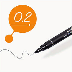 6 Tip Sizes Drawing Pens Fine Single Needle Technology Ink