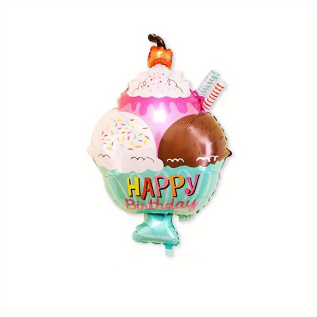 Pizza Hot Dog Popcorn Donut Burger Balloon Decoration
