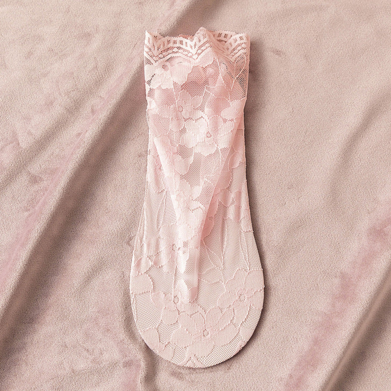 Floral Lace Short Socks Women's Stockings