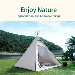 Portable Pyramid Tent Mosquito Rainproof Camping Tent