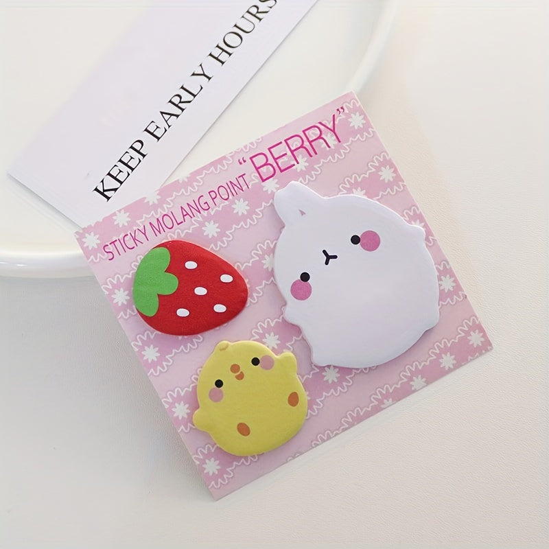 Cute Little Fat Rabbit Sticky Note Pad
