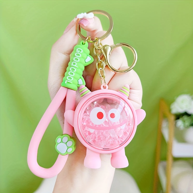 Cartoon Doll Pendant Keychain Car Keychain Wristlet Strap Hand Wrist Key Ring