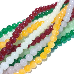 98pcs Crystal Round Beads Bracelet Bangle Jewelry Making Accessories