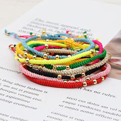 Golden Bead Bracelet For Women Ball Bracelet