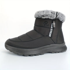 Women's Soft Non-slip Snow Boots Comfortable Medium Tube Shoes