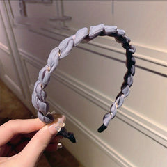 Skinny Organza Twist Headband Hair Band for Women