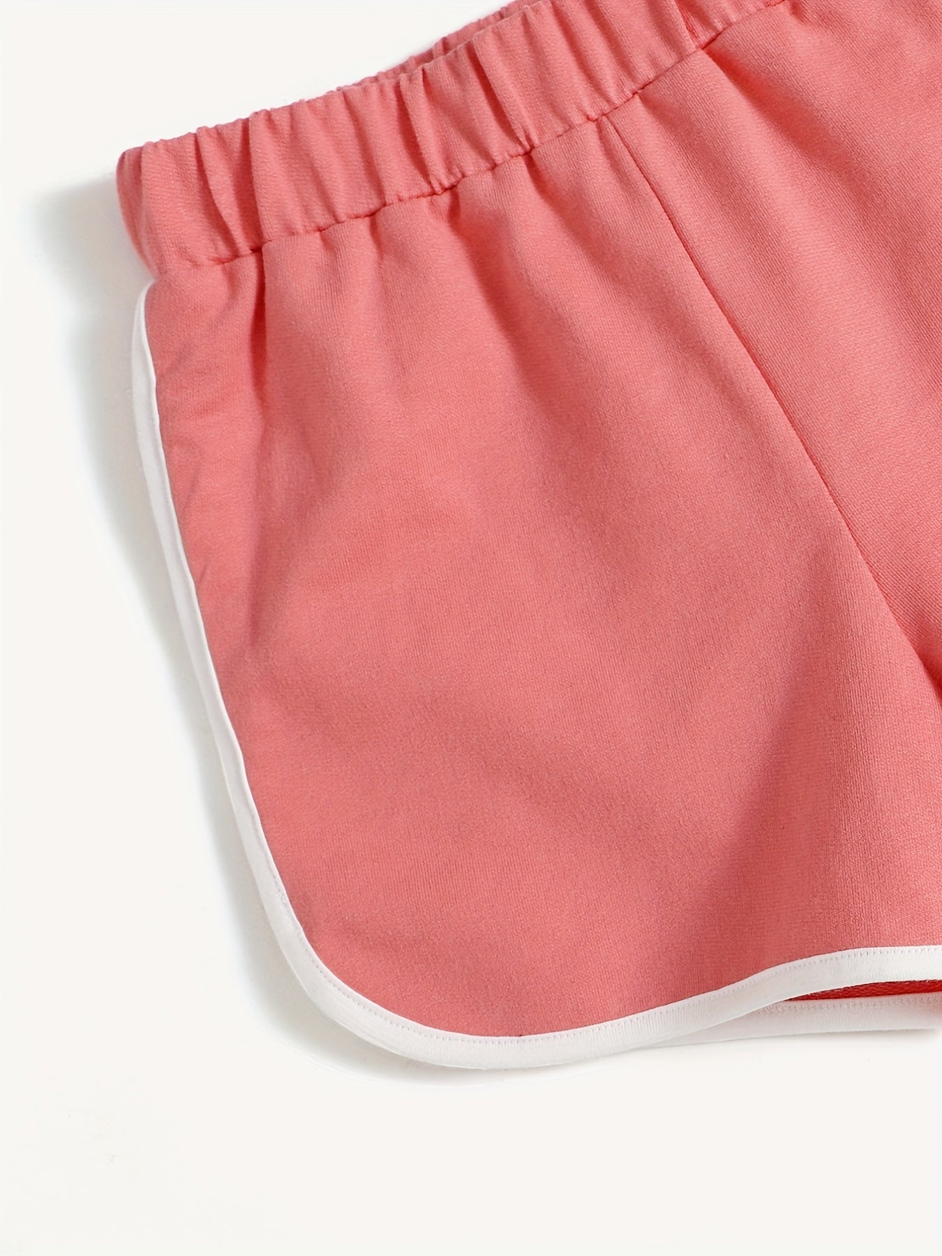 Little Girls' Cartoon Flower Graphic Casual Shorts