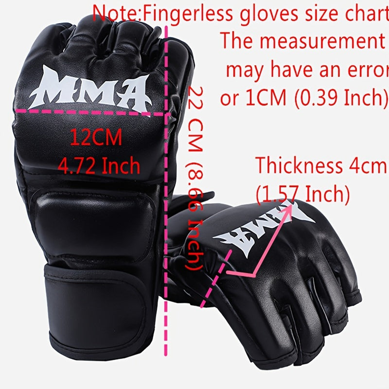 MMA Boxing Gloves for Men and Women PU Latex