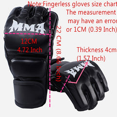 MMA Boxing Gloves for Men and Women PU Latex