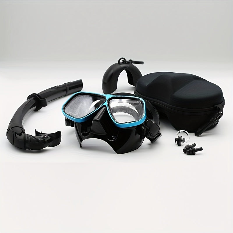Diving Mask Aluminum Frame Snorkel Set For Diving