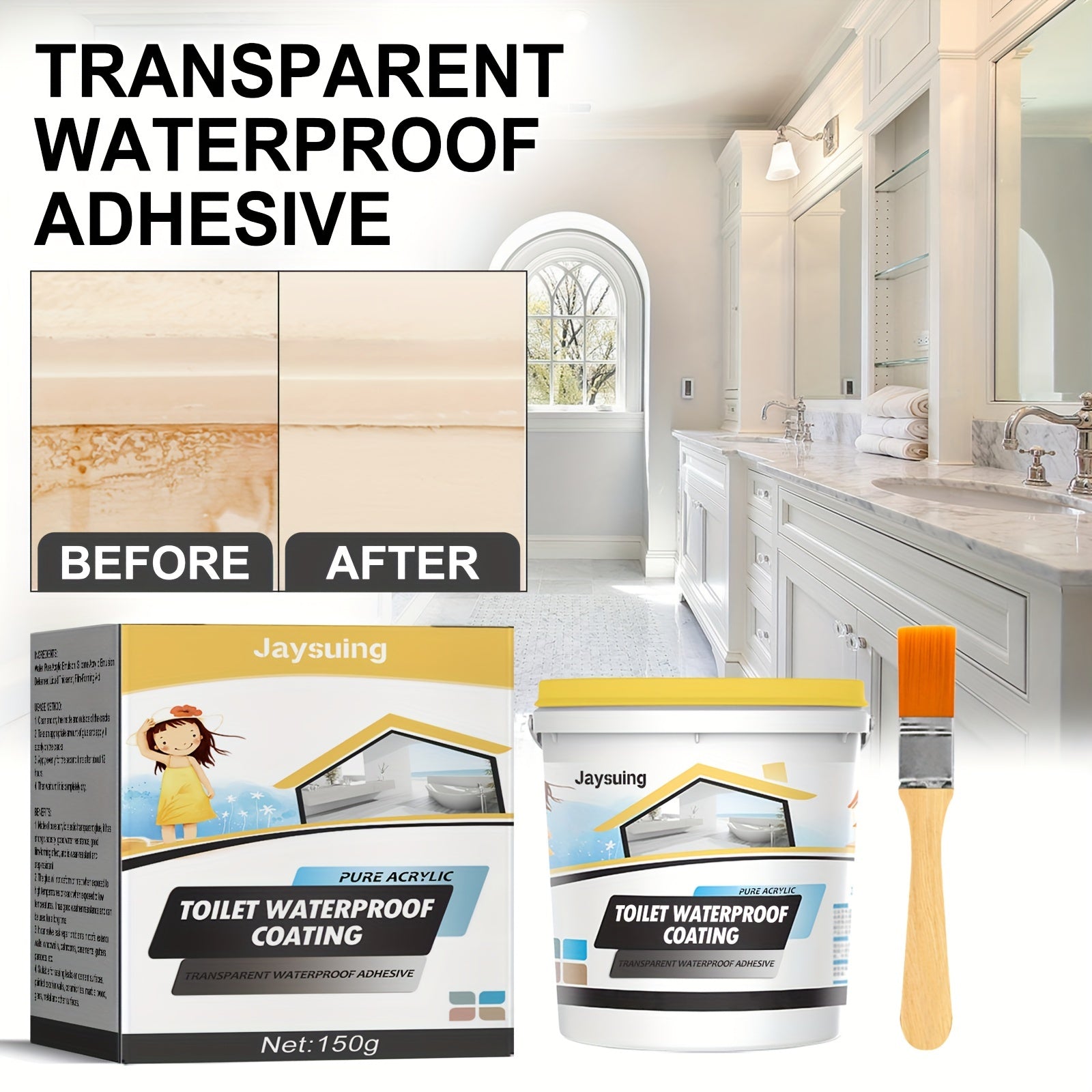 Transparent Waterproof Adhesive External Wall Leak-proof Sealant