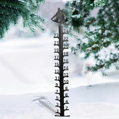 Christmas Snow Gauge Garden Stake - Deer Snow Depth Measuring Ruler