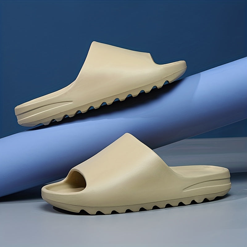 Unisex Non Slip Couple Slides Lightweight Open Toe Quick Dry Slippers