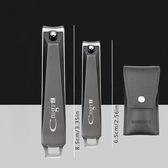 2pcs Diagonal Nail Clipper Anti Splash Nail Cutter Multipurpose Nail Trimmer