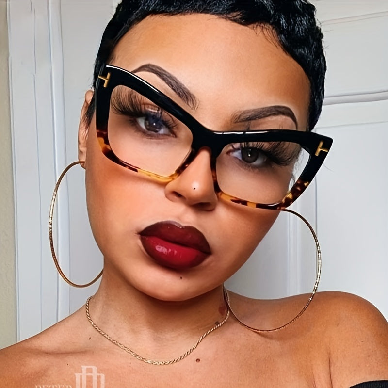 Vintage Cat Eye Eyeglasses Anti Light Eyewear