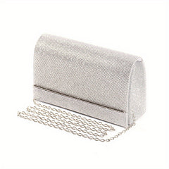 Glitter Evening Clutch Bag Dinner Purse Formal Handbag for Party Wedding Prom