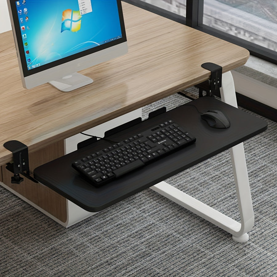 Keyboard Holder Desktop Clip Stand Mouse Organizer