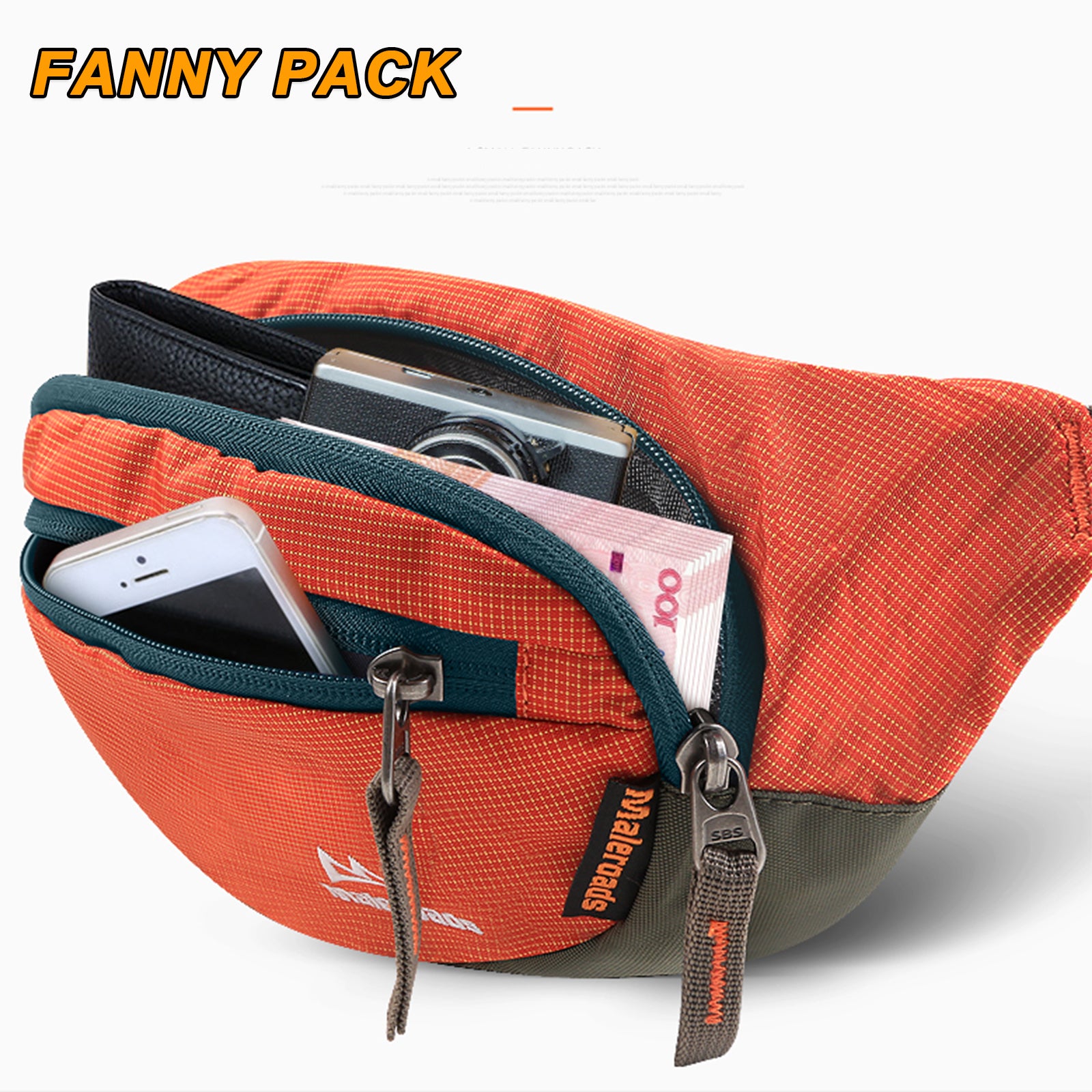 Travel Waist Bag Large Multifunctional Fanny Pack