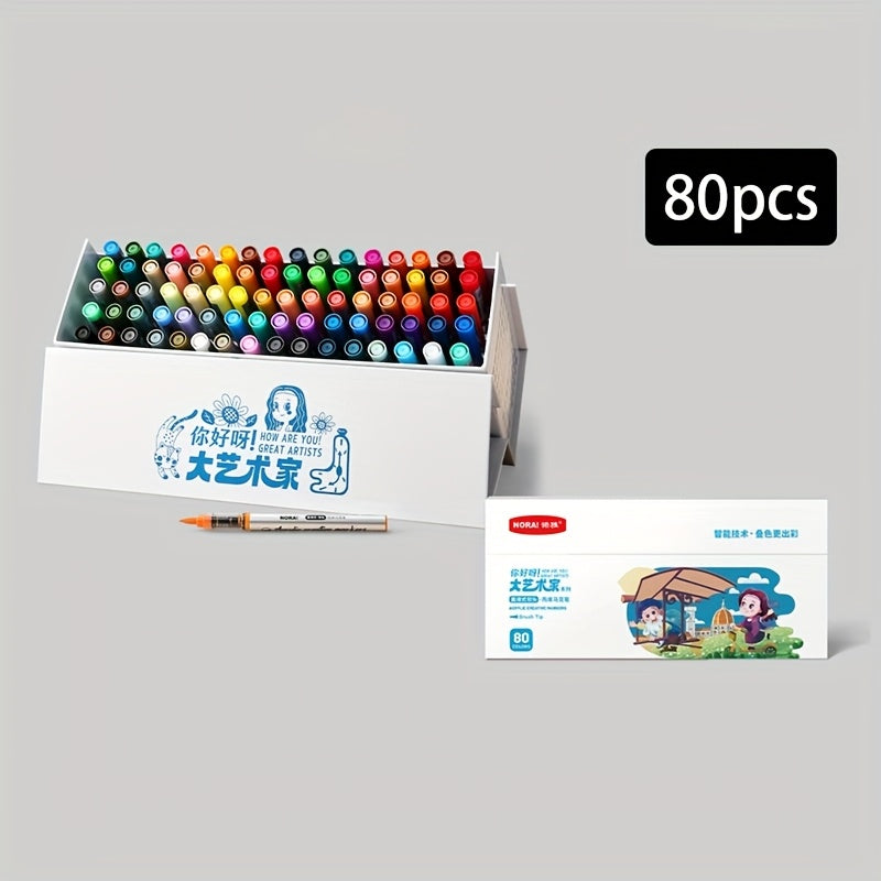 Soft Head Brush Pens for Books and Art Projects