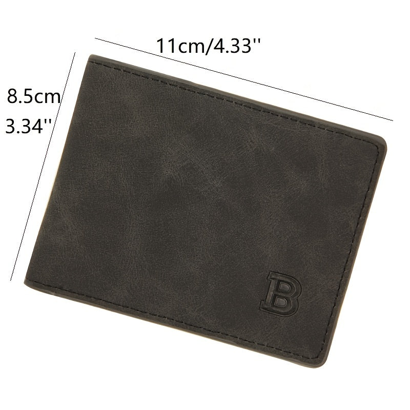 High Mini Men's Business Wallet Card Holder Man Purse Coin Bag Zipper Gift