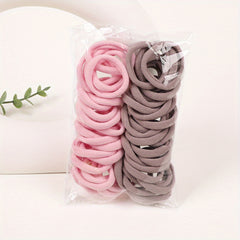 50pcs Colorful High Elastic Hair Tie Head Rope Hair Accessory
