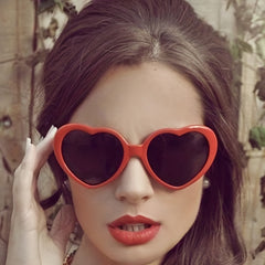 Heart Sunglasses For Women Men Block Wrap Around Eyewear UV400