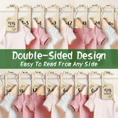 8pcs Closet Dividers Size Hanger Organizers for Holidays Gift