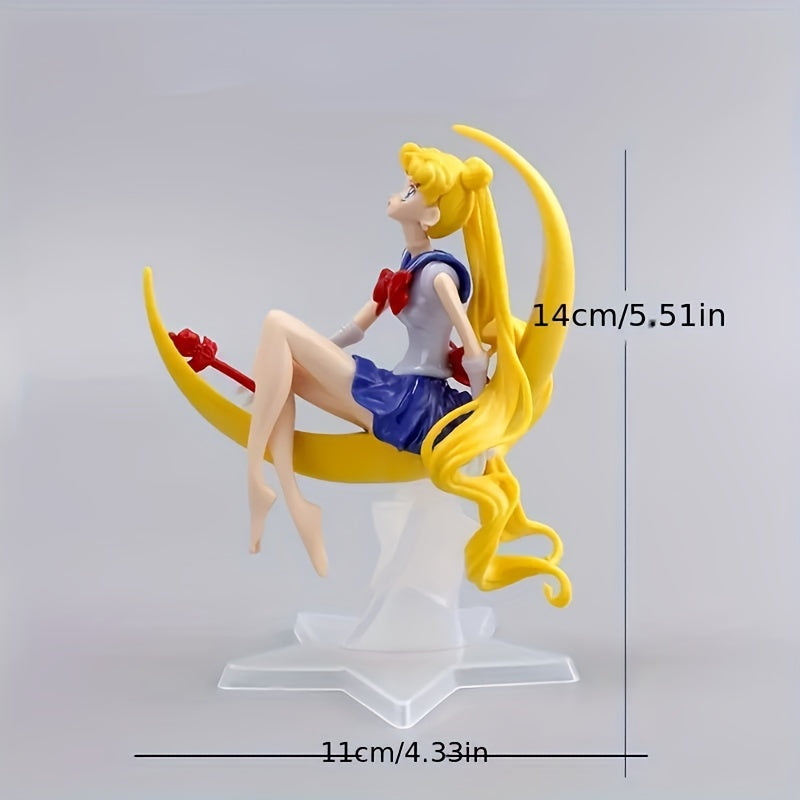 Magical Girl Models Anime Character Figurines Home And Car Decorations