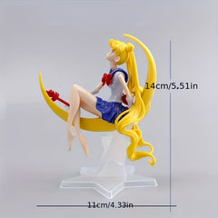 Magical Girl Models Anime Character Figurines Home And Car Decorations