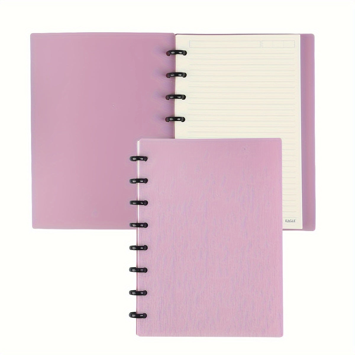 Junior Discbound Notebook Poly Cover 60 Sheets Ruled Pages