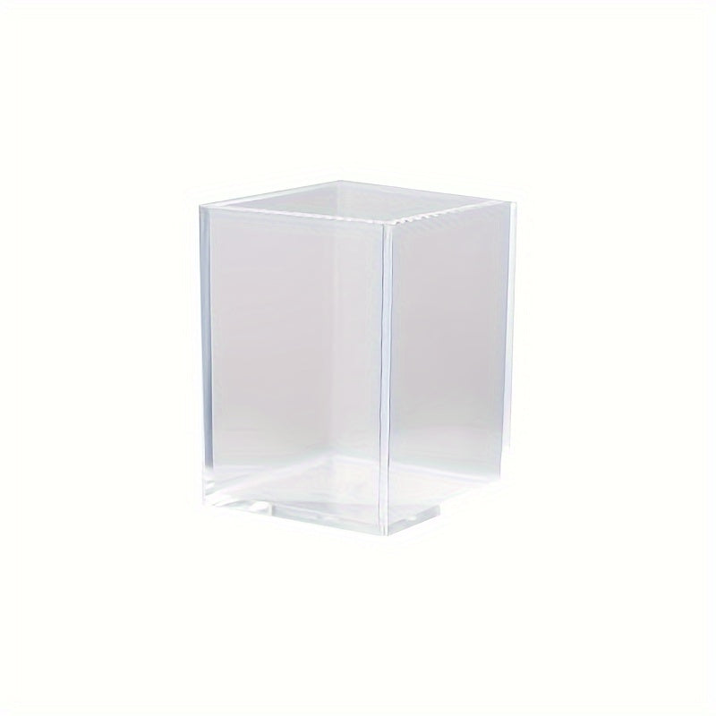 Transparent Acrylic Pen Holder for Desktop Organization