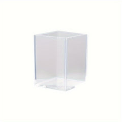 Transparent Acrylic Pen Holder for Desktop Organization