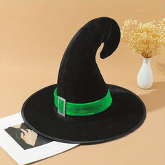 Velvet Witch Hat Wizard Hat for Halloween Cosplay Party