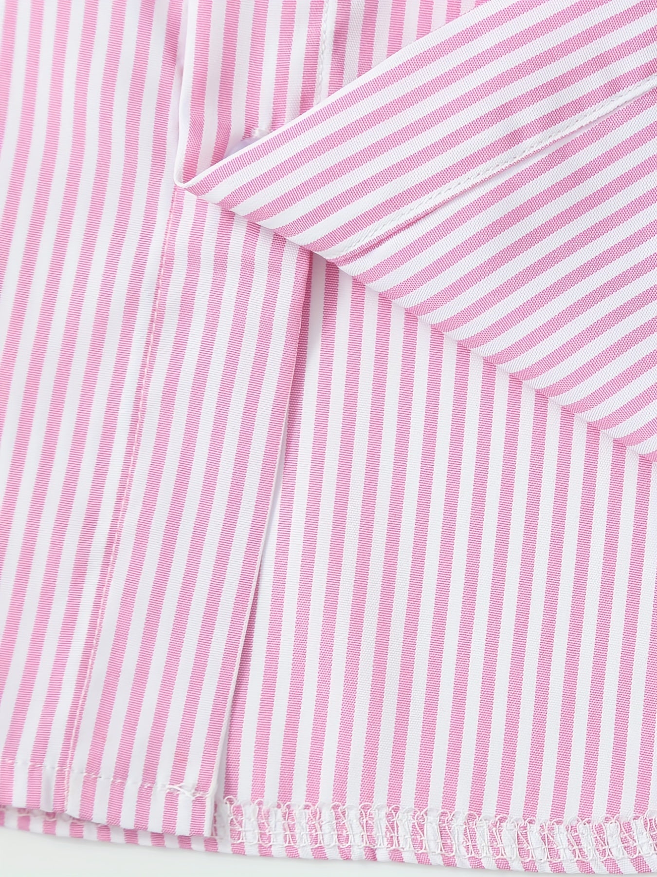 Boys Striped Short Sleeves Shirt Preppy Style for Summer Kids Clothes