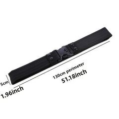 Quick Release Tactical Belt Men's Military Canvas Waistband